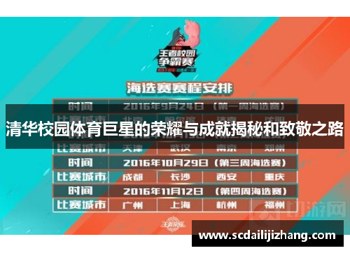 清华校园体育巨星的荣耀与成就揭秘和致敬之路